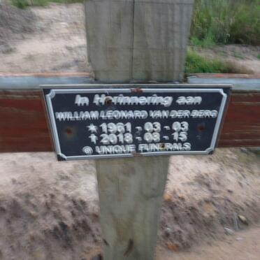 BERG William Leonard, van den 1961-2018