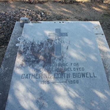 BIDWELL Catherine Edith 1915-1968