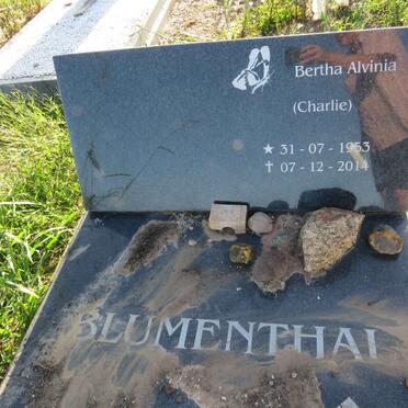 BLUMENTHAL Bertha Alvinia 1953-2014