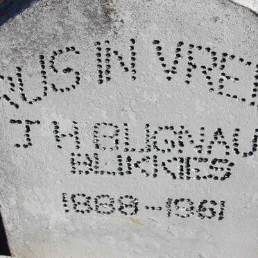 BLIGNAULT J.H. 1888-1961