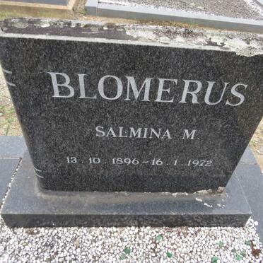 BLOMERUS Salmina M. 1896-1972