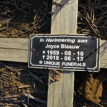 BLAAUW Joyce 1959-2018