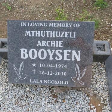 BOOYSEN Mthuthuzeli Archie 1974-2010