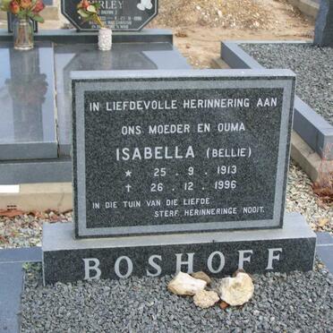 BOSHOFF Isabella 1913-1996