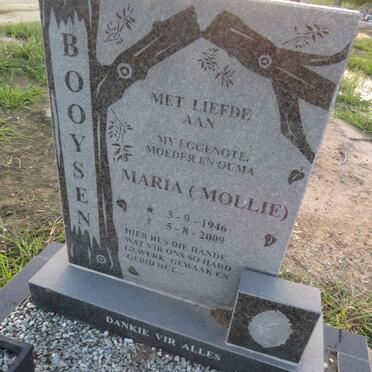 BOOYSEN Maria 1946-2009