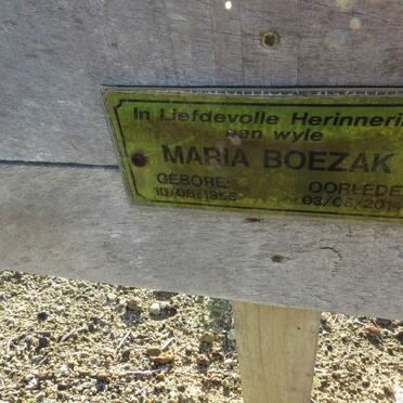 BOEZAK Maria 1956-2014