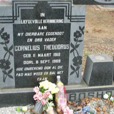 BOSHOFF Cornelius Theodorus 1912-1969 &amp; Maria Magdalena BURTON 1916-1985