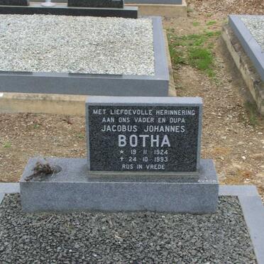 BOTHA Jacobus Johannes 1924-1993