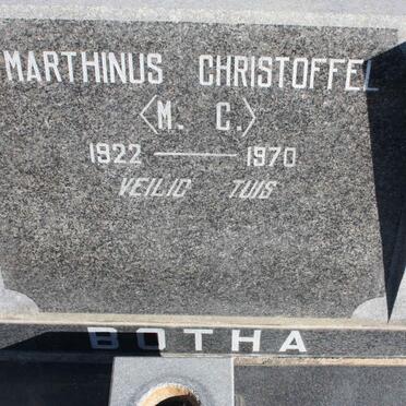 BOTHA Marthinus Christoffel 1922-1970