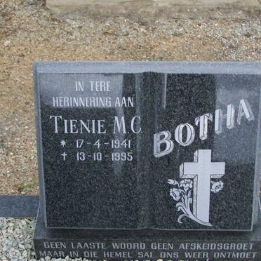 BOTHA Tienie M.C. 1941-1995