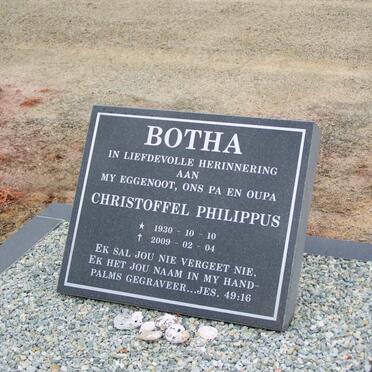 BOTHA Christoffel Philippus 1930-2009