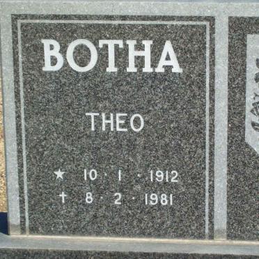 BOTHA Theo 1912-1981