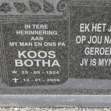 BOTHA Koos 1924-2009