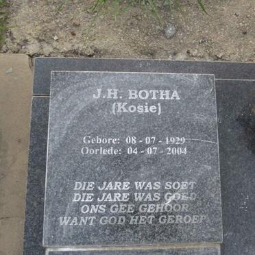 BOTHA J.H. 1929-2004 & P. 1930- _1