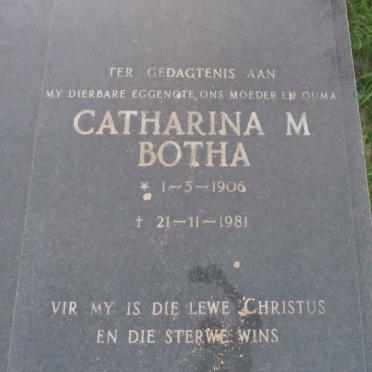 BOTHA Jan C. 1905-1986 & Catharina M. 1906-1981 _1