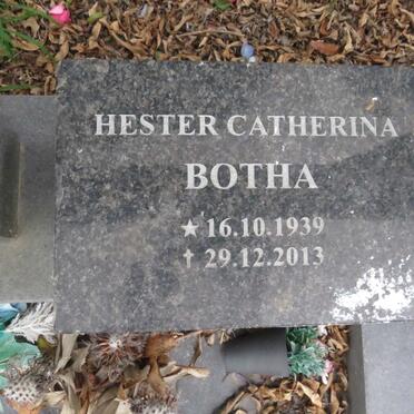 BOTHA Hester Catherina 1939-2013