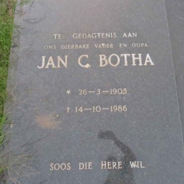BOTHA Jan C. 1905-1986 & Catharina M. 1906-1981 _2