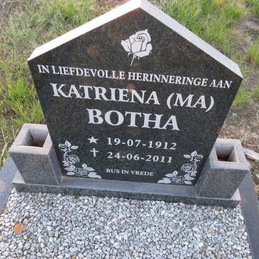 BOTHA Katriena 1912-2011