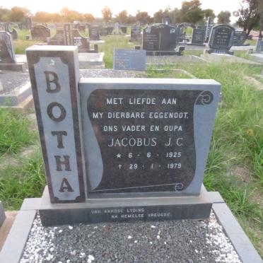 BOTHA Jacobus J.C. 1925-1979