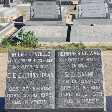 BOTHA C.E.E. 1892-1975 &amp; S.E. DE SWARDT 1893-1979 :: BOTHA Chris 1926-1999 