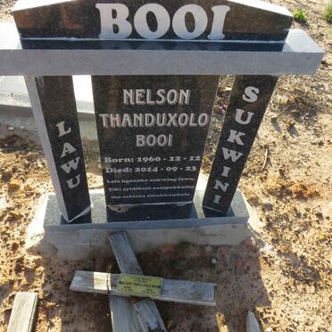 BOOI Nelson Thanduxolo 1960-2014