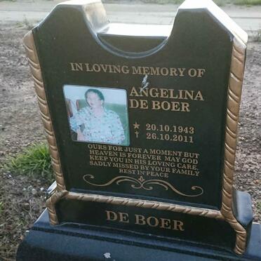 BOER Angelina, de 1943-2011