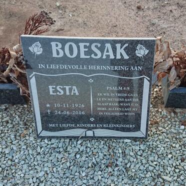 BOESAK Esta 1926-2006