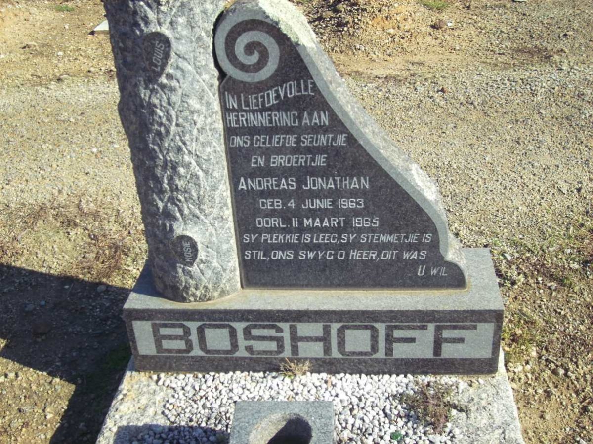 BOSHOFF Andreas Jonathan 1963-1965