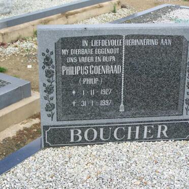 BOUCHER Philipus Coenraad 1927-1997