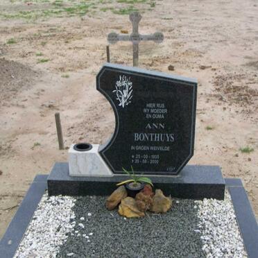 BONTHUYS Ann 1935-2000
