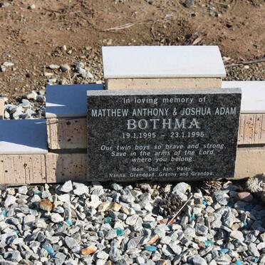 BOTHMA Matthew Anthony 1995-1995 :: BOTHMA Joshua Adam 1995-1995