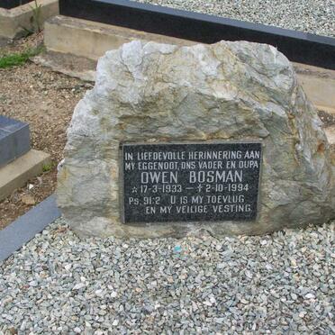 BOSMAN Owen 1933-1994