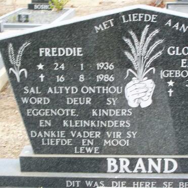 BRAND Freddie 1936-1986 & Gloria Maria Elizabeth HARDING 1939- _1