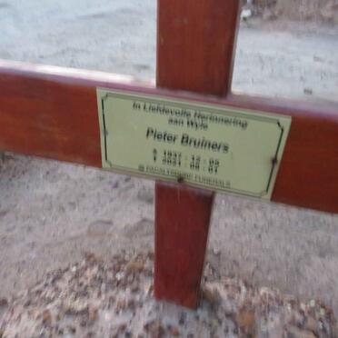 BRUINERS Pieter 1937-2021