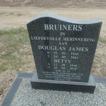 BRUINERS Douglas James 1943-2003 & Betty 1948-2018