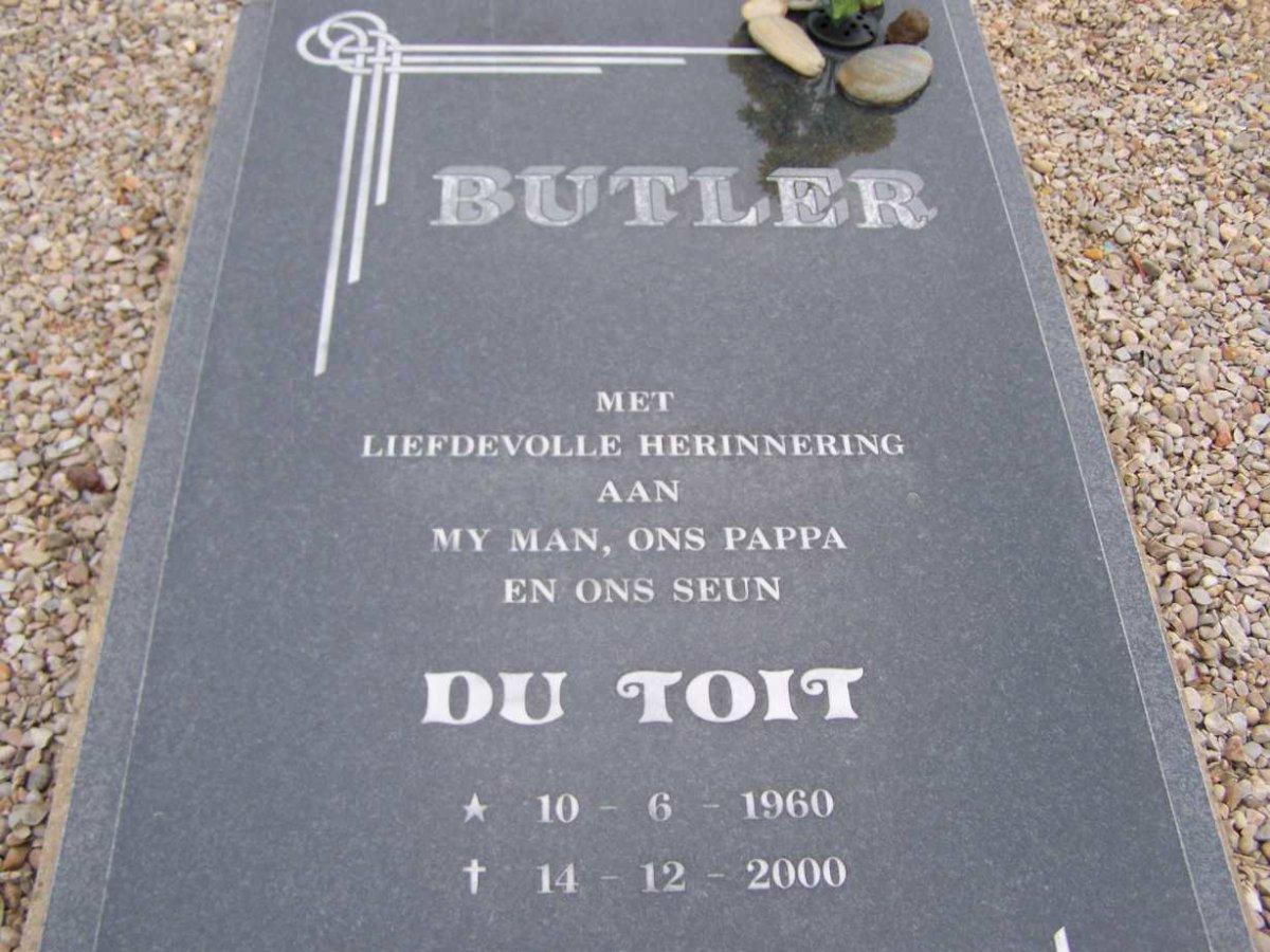 BUTLER Du Toit 1960-2000