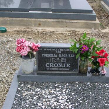 CRONJE Cornelia Magrieta 1920-2002