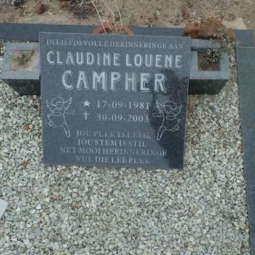 CAMPHER Claudine Louene 1981-2003