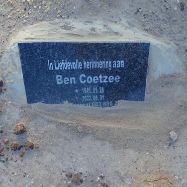 COETZEE Ben 1945-2022