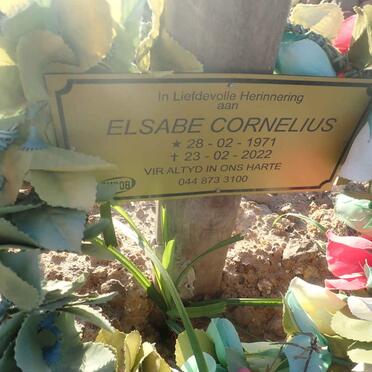 CORNELIUS Elsabe 1971-2022