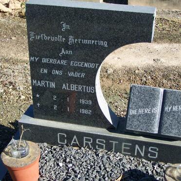 CARSTENS Martin Albertus 1939-1982