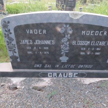 CRAUSE James Johannes 1909-1975 & Blossom Elizabeth 1914-2007