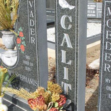 CALITZ Petrus Stephanus 1931-1997 &amp; Shirley DALTON 1935-1996