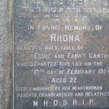 CANTOR Rhona -1954 _2