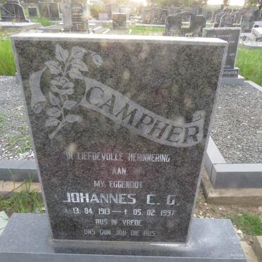 CAMPHER Johannes C.G. 1913-1997