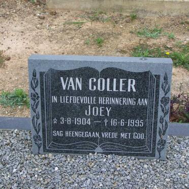 COLLER Joey, van 1904-1995