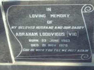 COETZEE Abraham Loduvicus 1903-1970