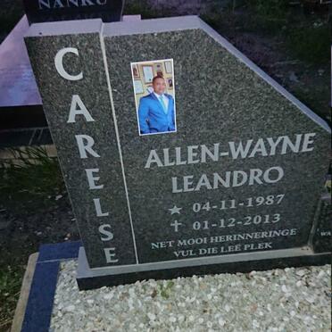 CARELSE Allen-Wayne Leandro 1987-2013