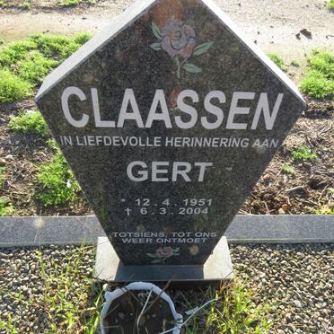 CLAASSEN Gert 1951-2004