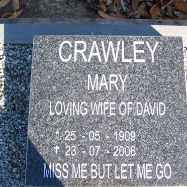 CRAWLEY  Mary 1909-2006